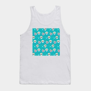 brightly colored skulls Tank Top